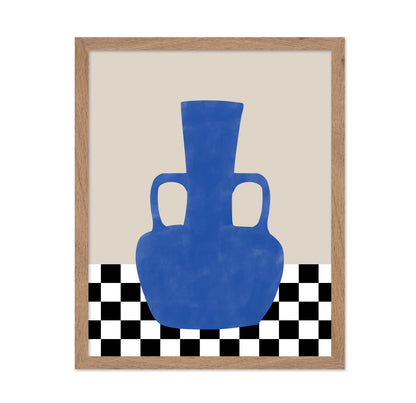 Azure Vase Chess Board