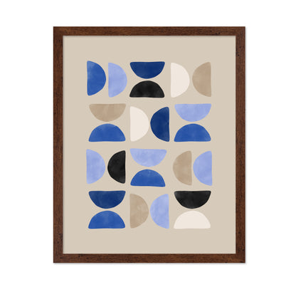 Geometric Shapes In A Minimalist Pattern