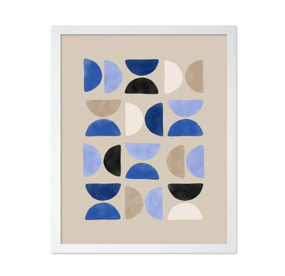 Geometric Shapes In A Minimalist Pattern