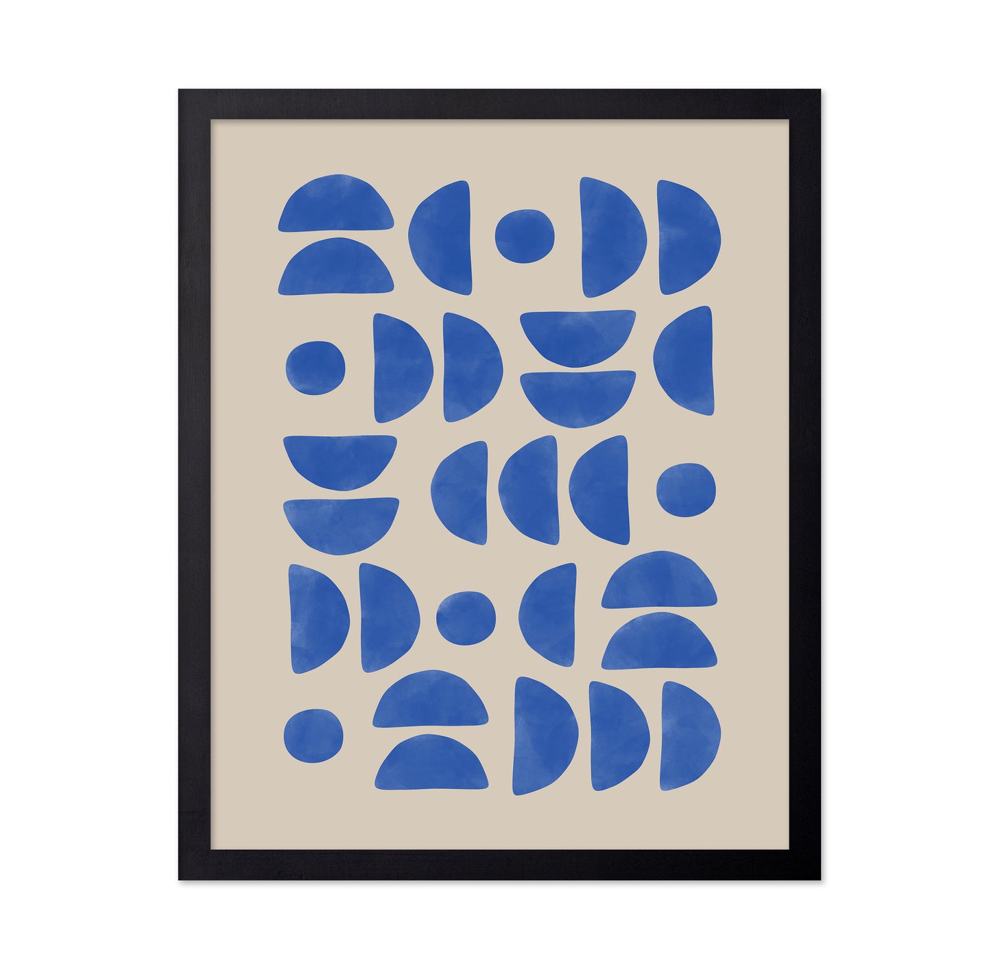Geometric Semi Circles Pattern