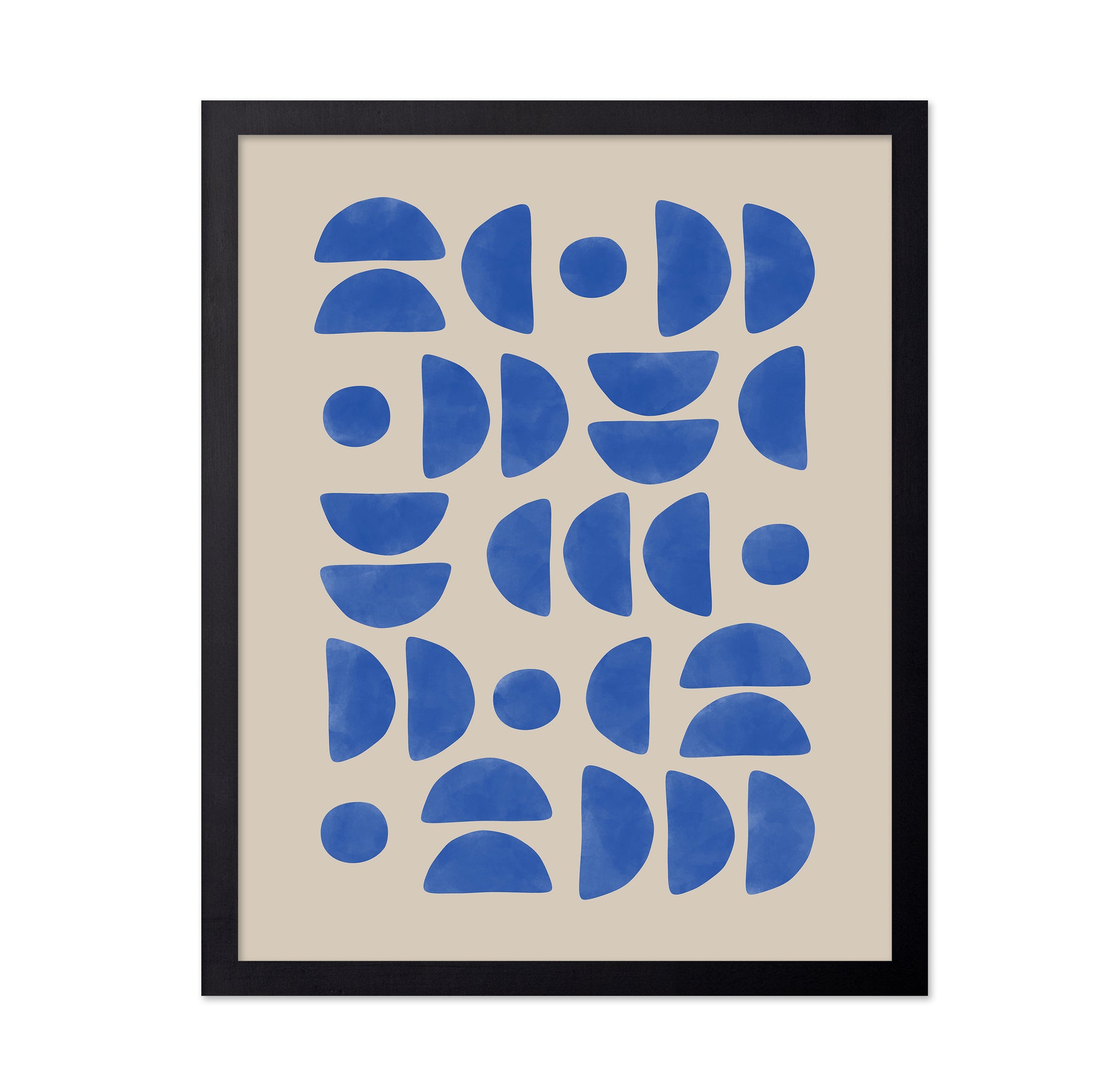 Geometric Semi Circles Pattern