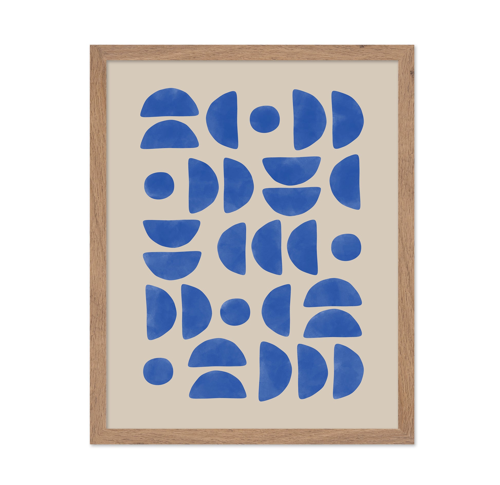 Geometric Semi Circles Pattern