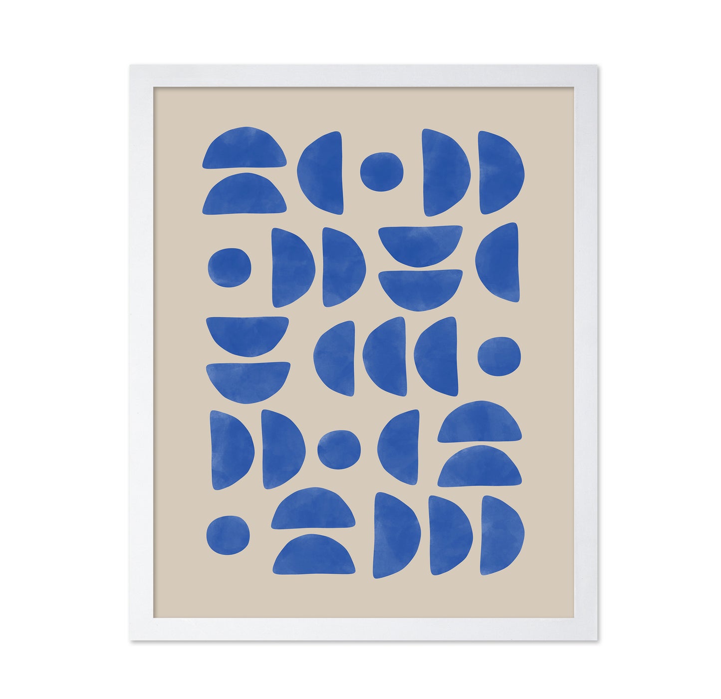 Geometric Semi Circles Pattern