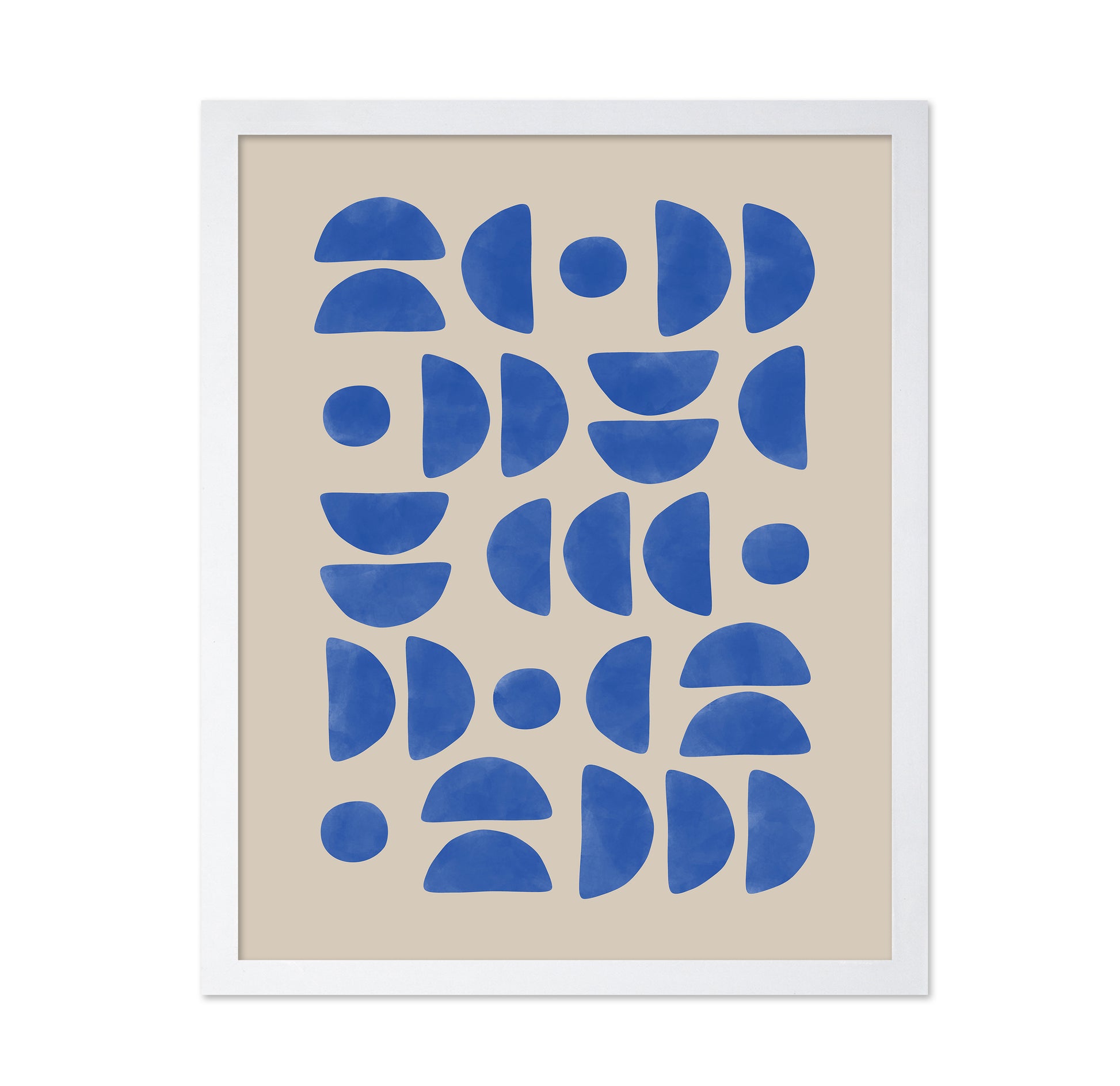 Geometric Semi Circles Pattern