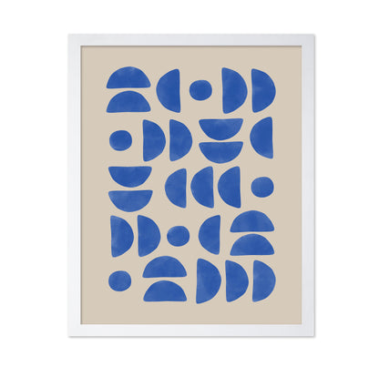 Geometric Semi Circles Pattern