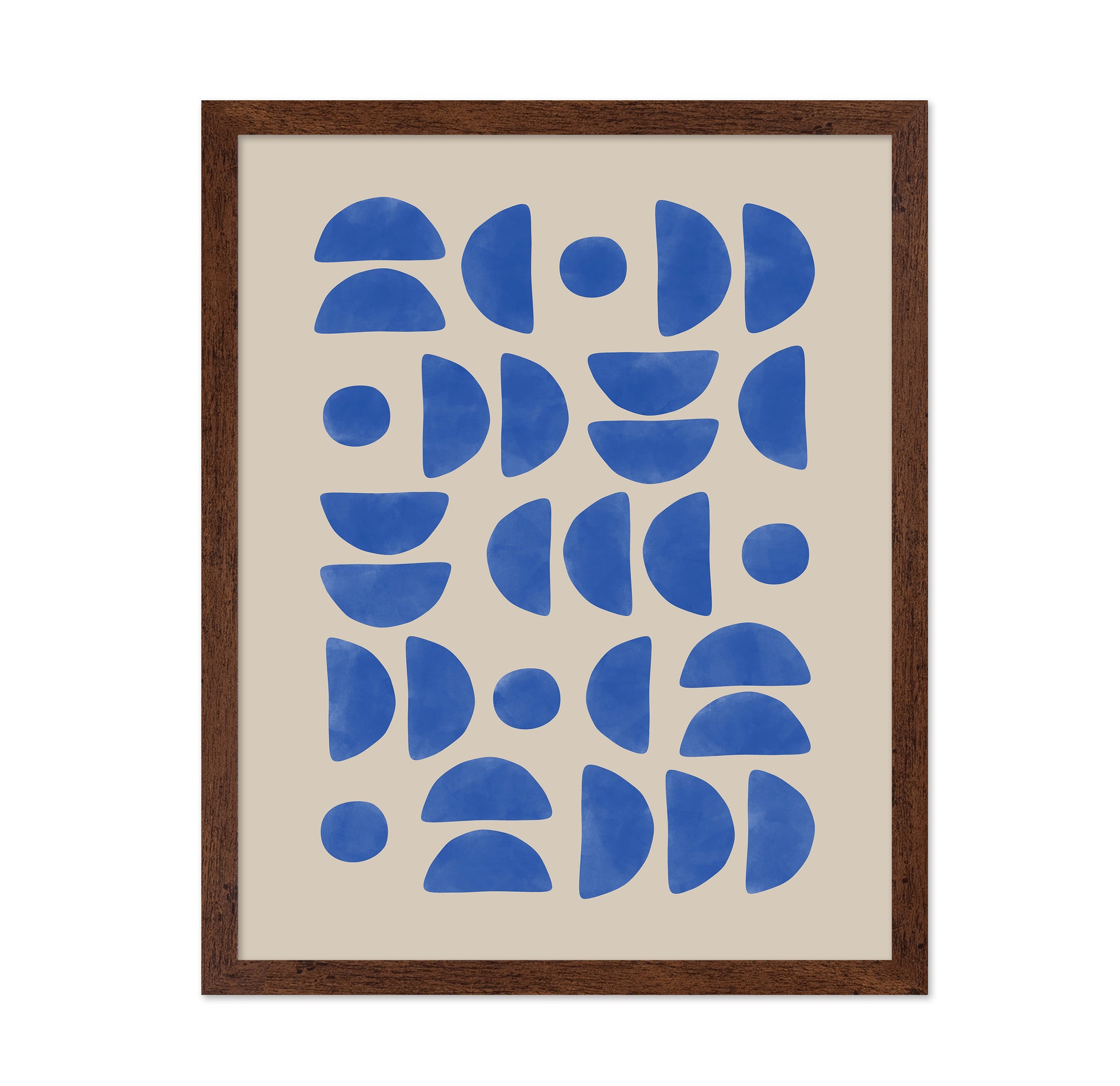 Geometric Semi Circles Pattern