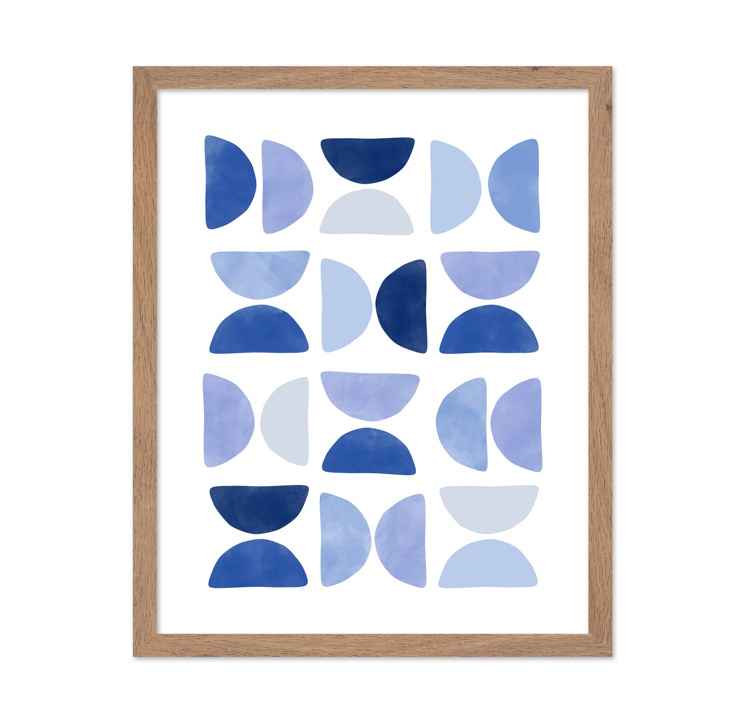 Blue Geometric Dance