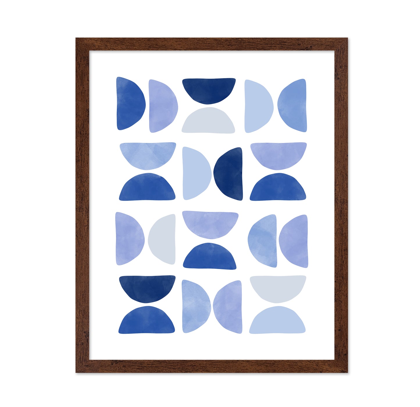 Blue Geometric Dance