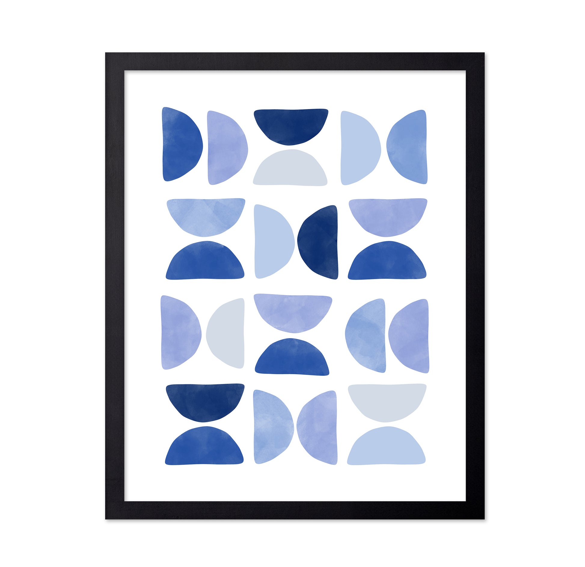 Blue Geometric Dance