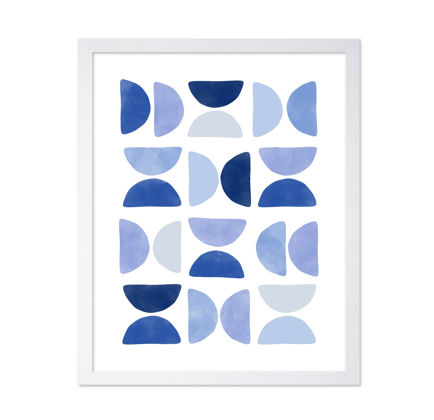 Blue Geometric Dance