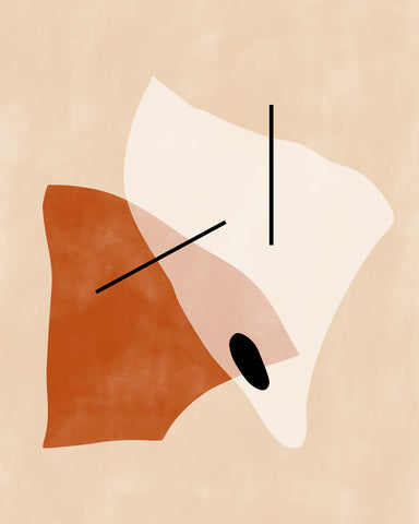 Geometric Shapes In Earthy Tones