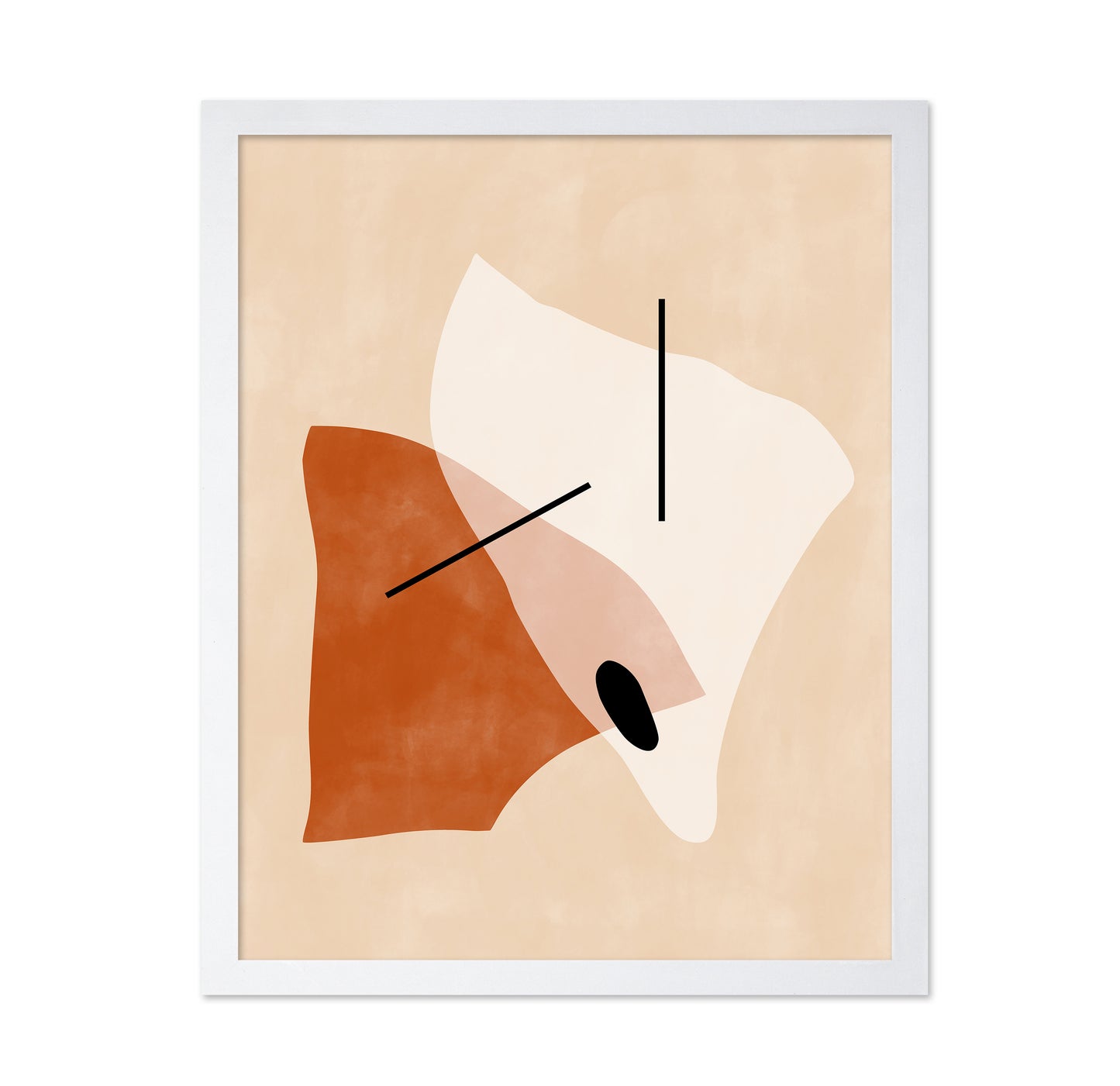 Geometric Shapes In Earthy Tones