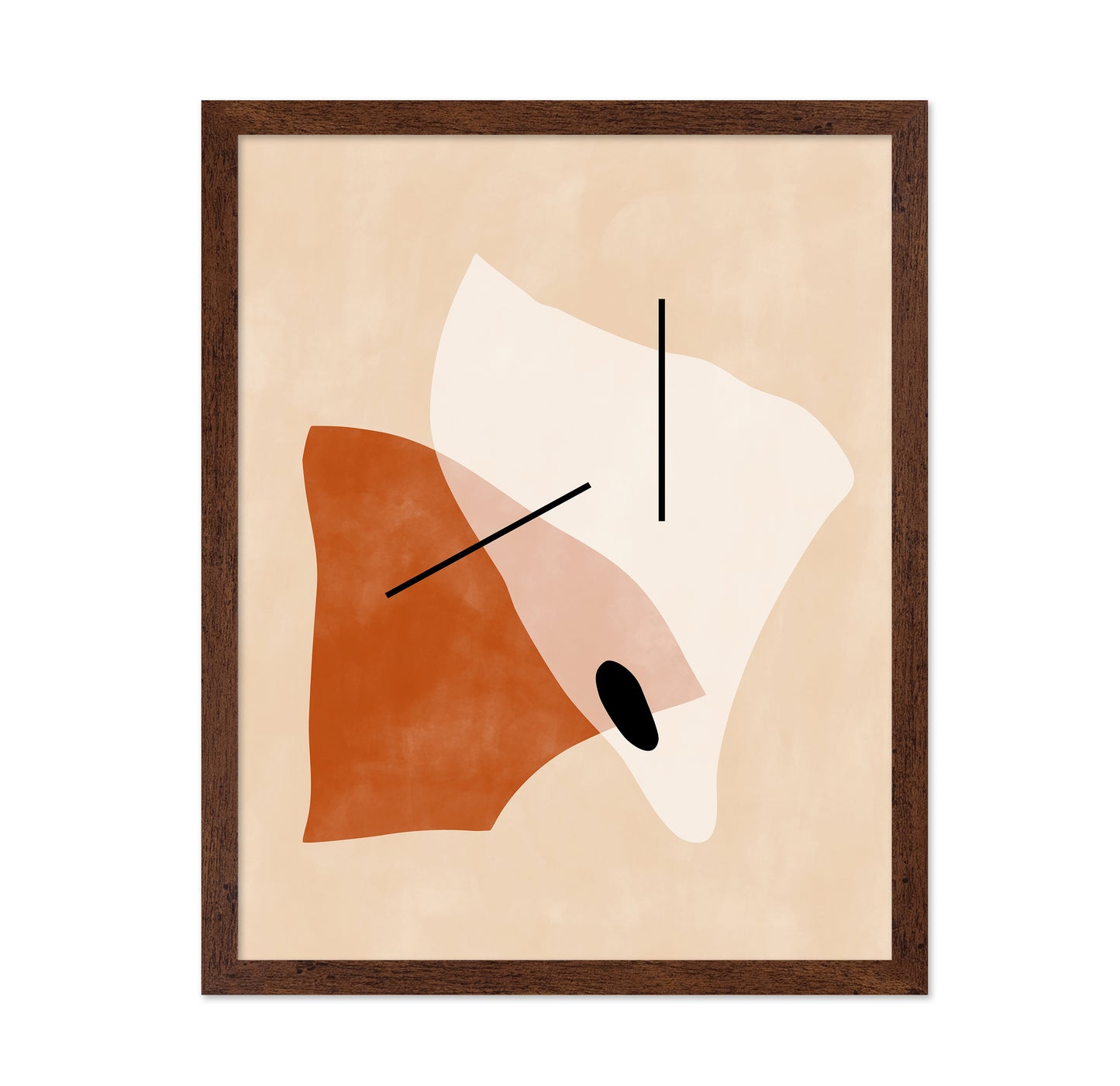 Geometric Shapes In Earthy Tones