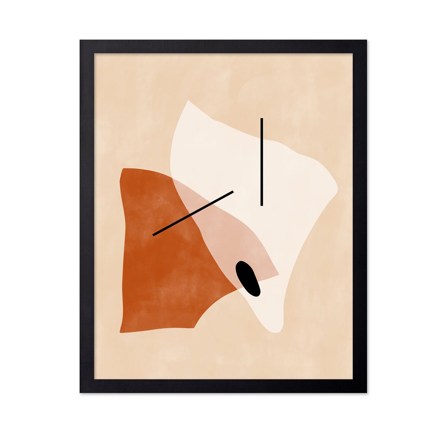 Geometric Shapes In Earthy Tones