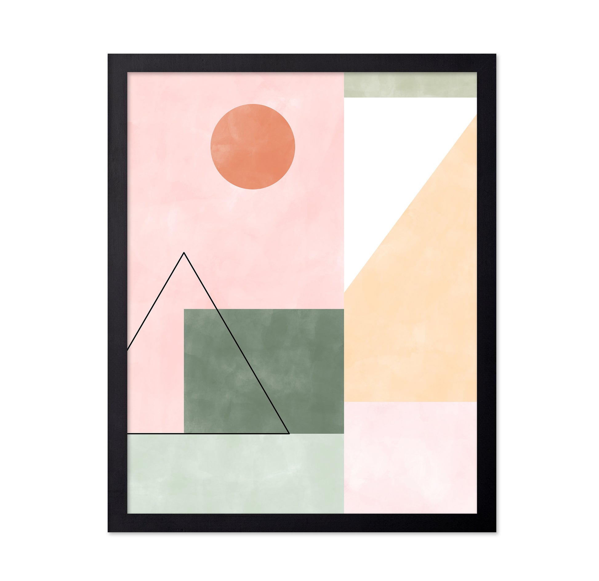 Pastel Tones With Minimalist Shapes
