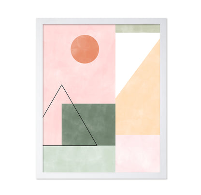 Pastel Tones With Minimalist Shapes
