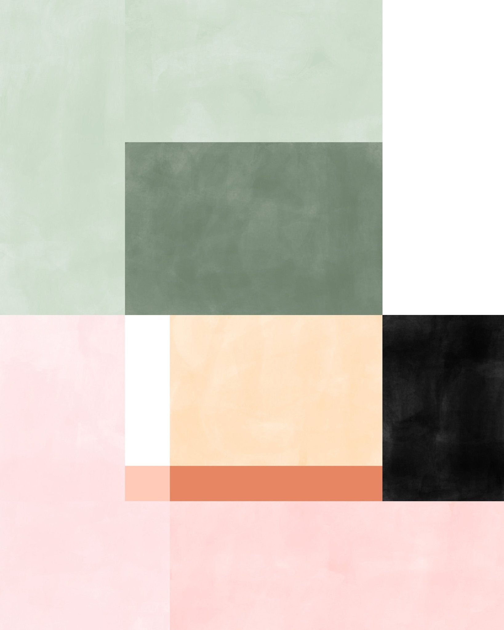 Abstract Composition With Geometric Shapes – Poster Master