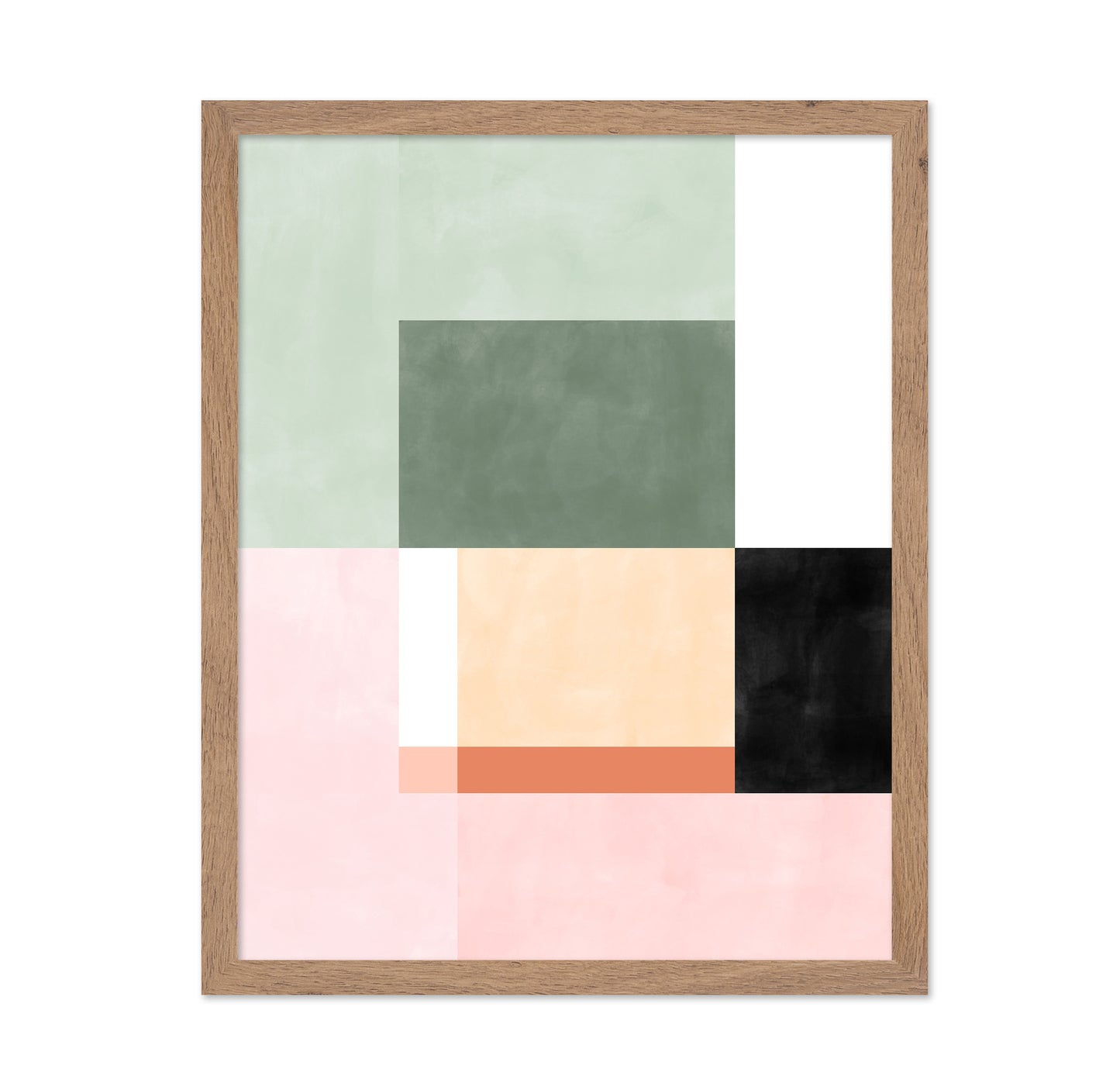 Abstract Composition With Geometric Shapes