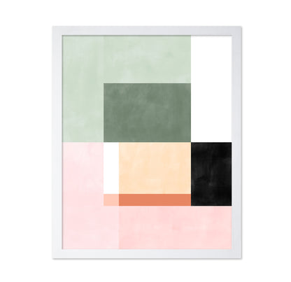 Abstract Composition With Geometric Shapes