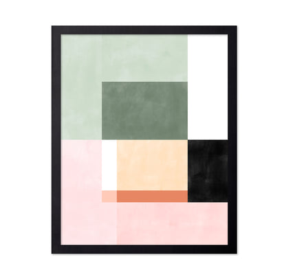 Abstract Composition With Geometric Shapes