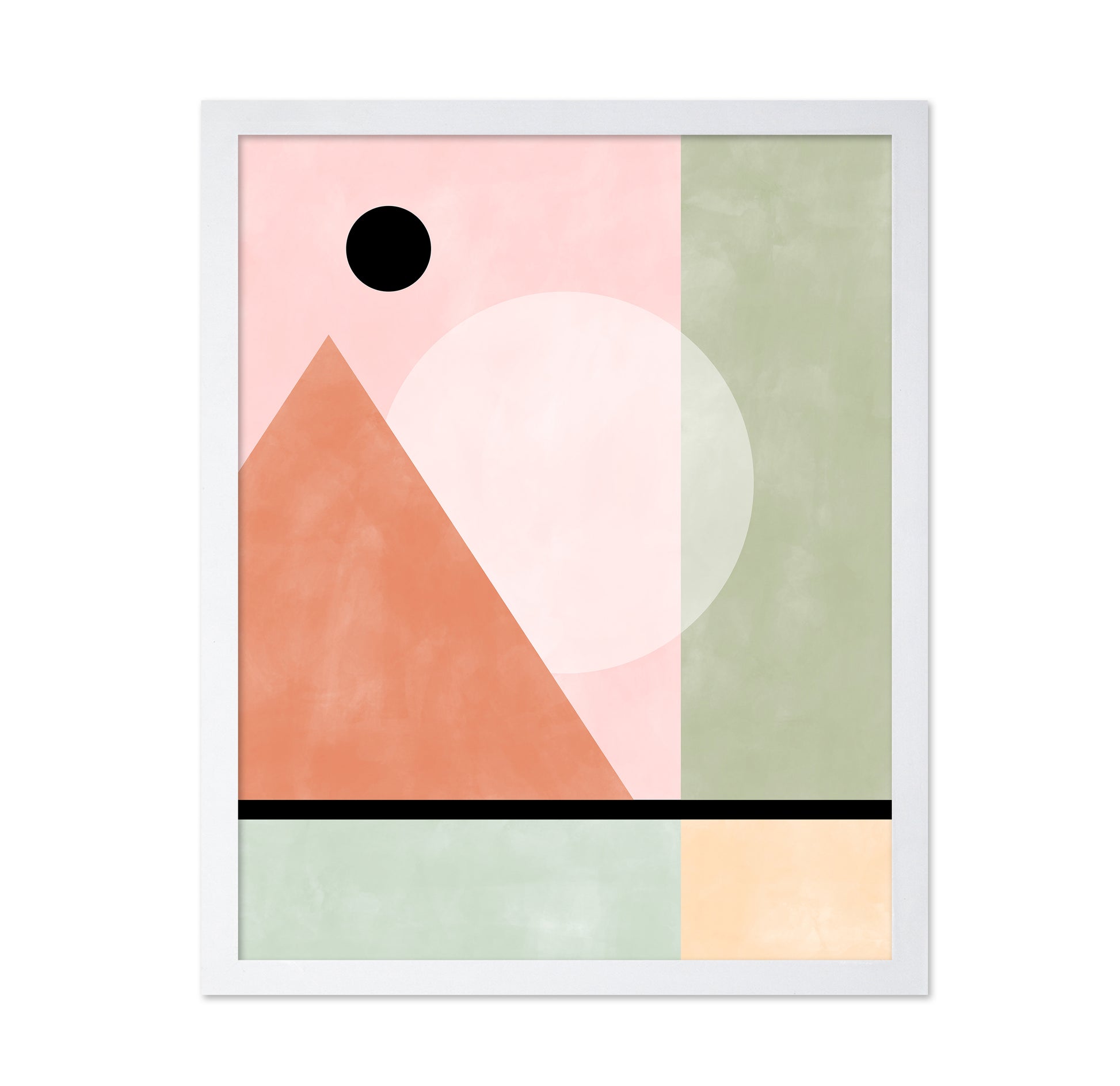 Geometric Shapes In Pastel Tones