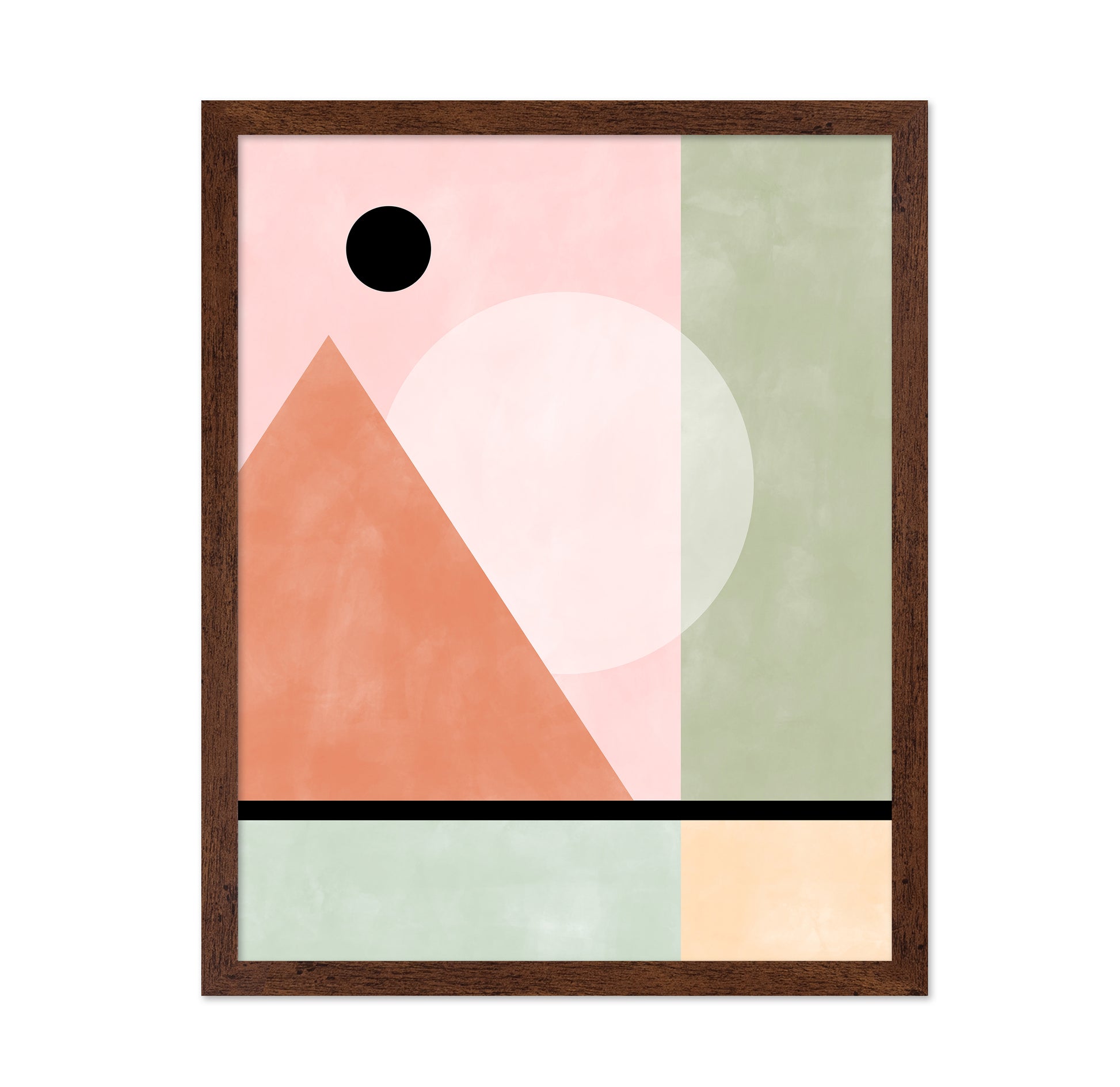 Geometric Shapes In Pastel Tones