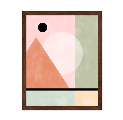 Geometric Shapes In Pastel Tones