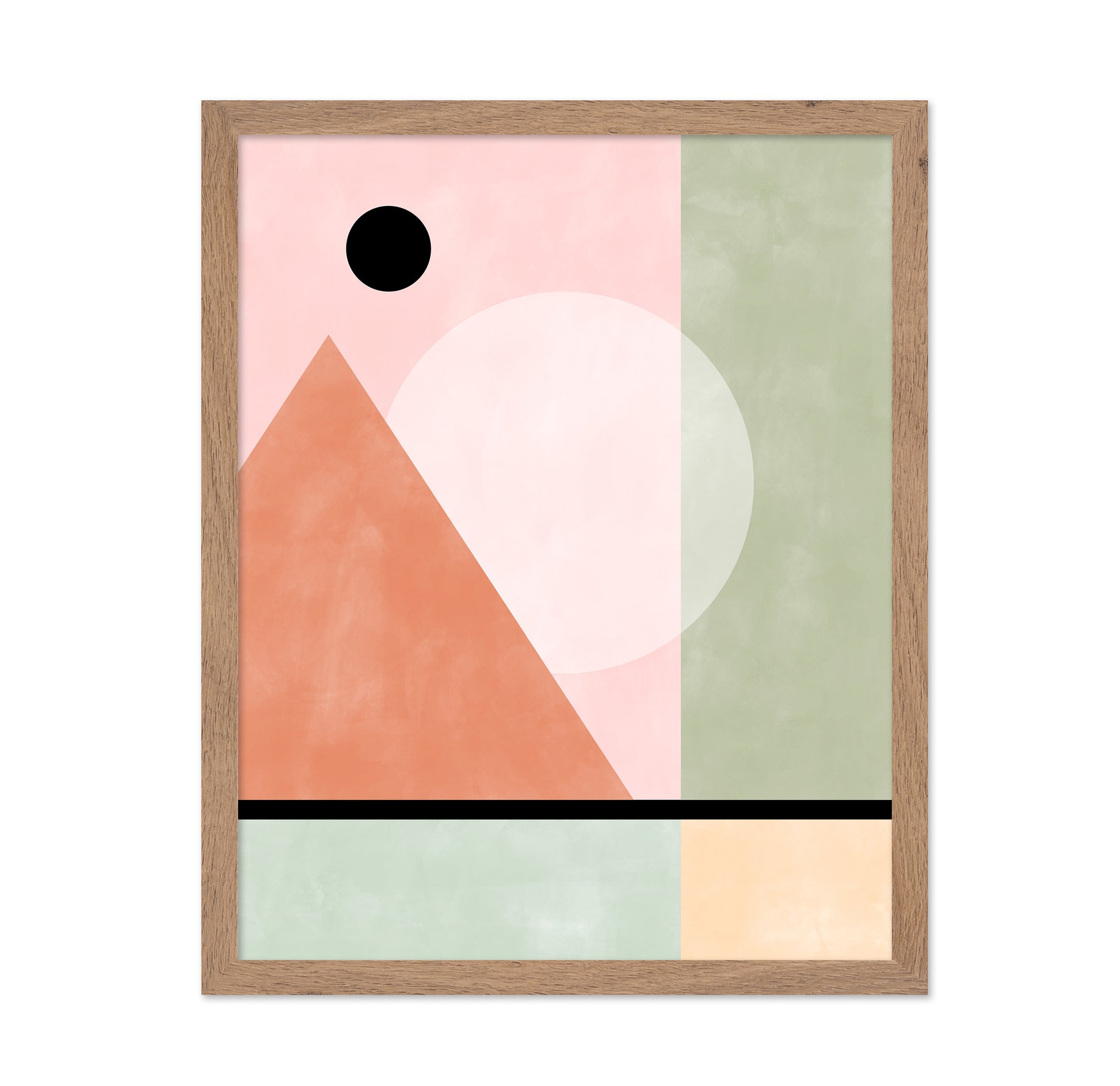 Geometric Shapes In Pastel Tones