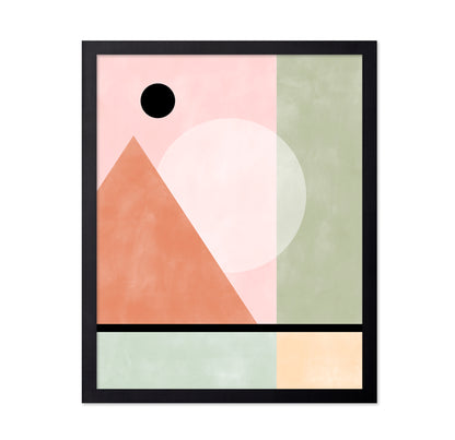 Geometric Shapes In Pastel Tones