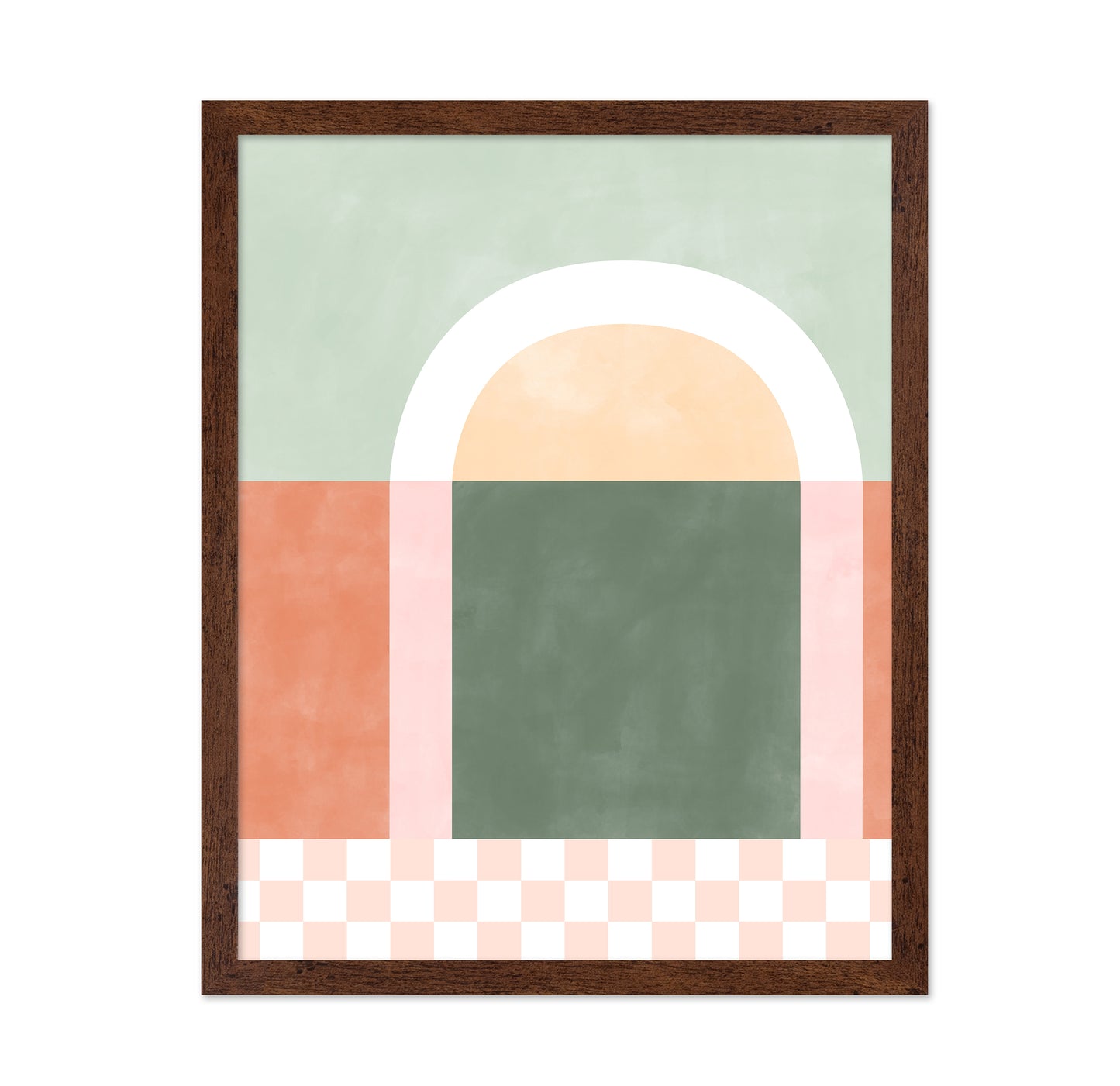Geometric Composition With Pastel Colors