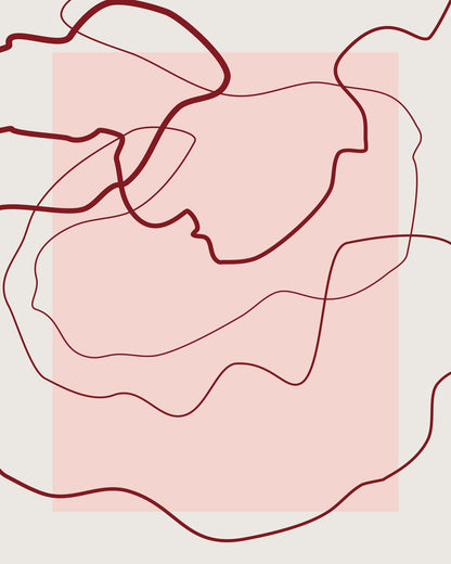 Abstract Red Lines
