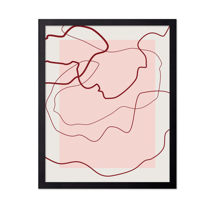 Abstract Red Lines