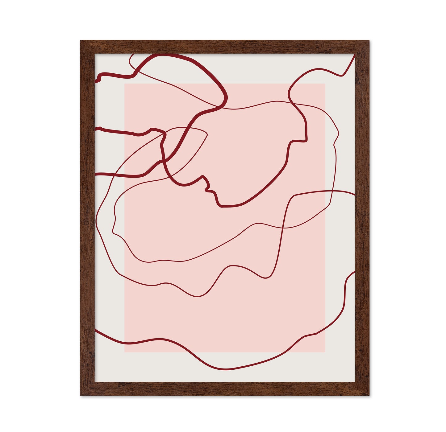 Abstract Red Lines