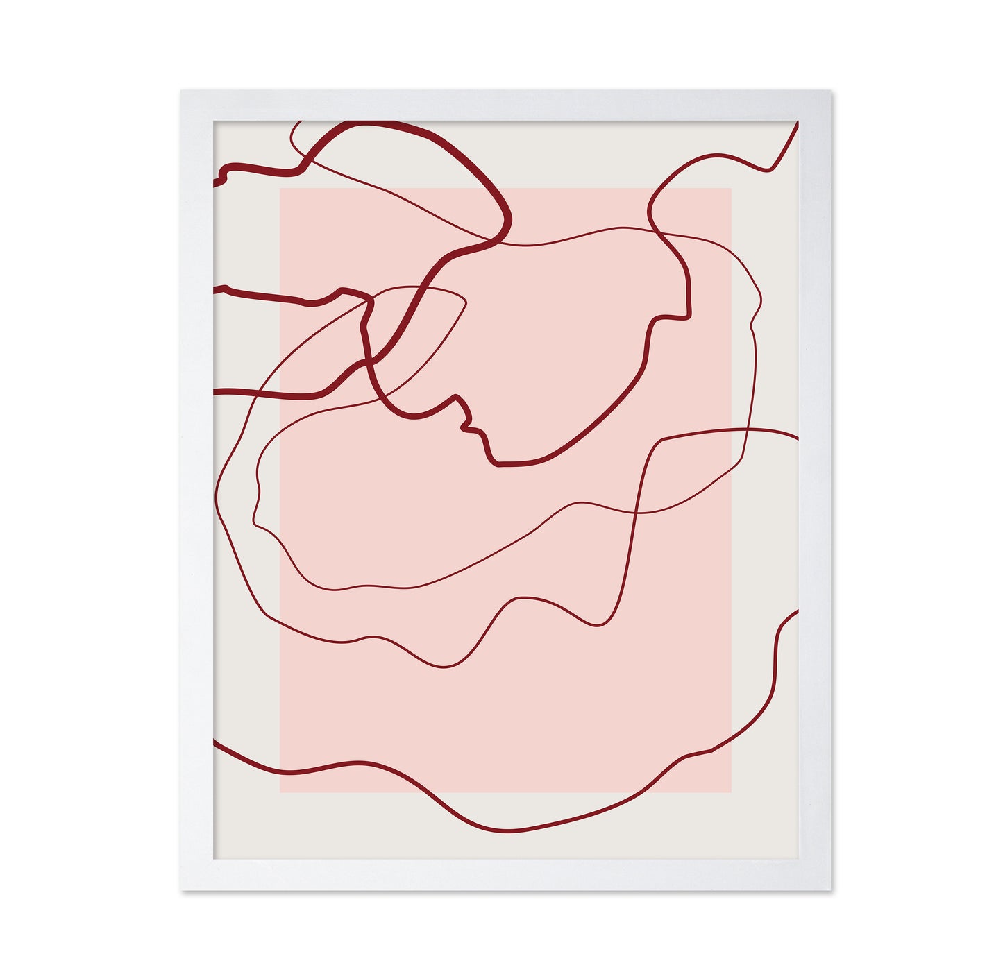 Abstract Red Lines