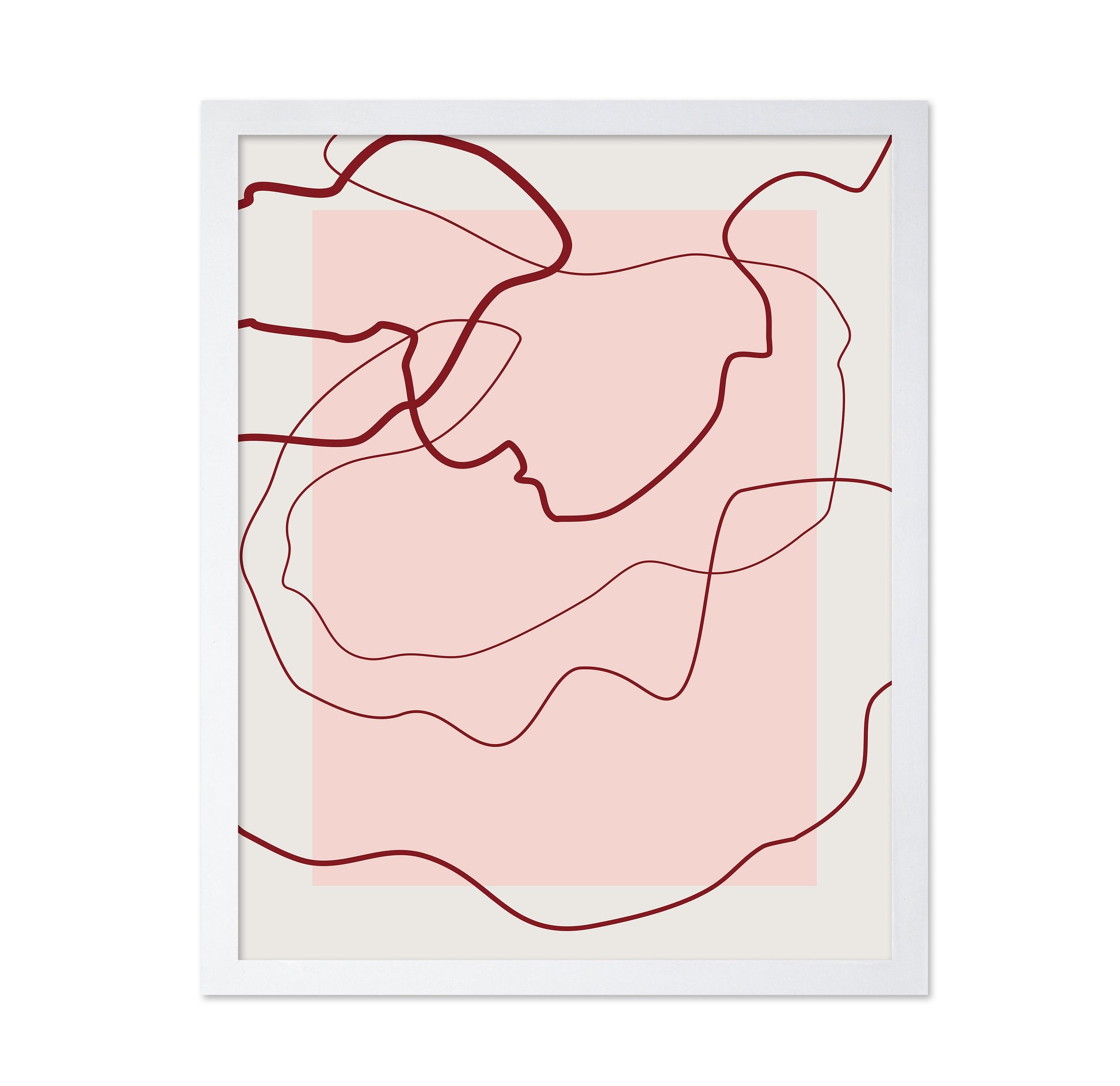 Abstract Red Lines