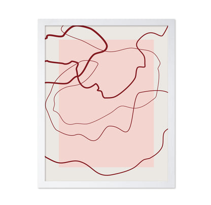 Abstract Red Lines