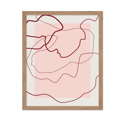 Abstract Red Lines