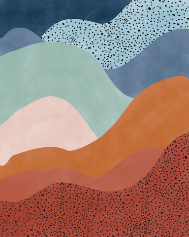 Colorful Wave Scape