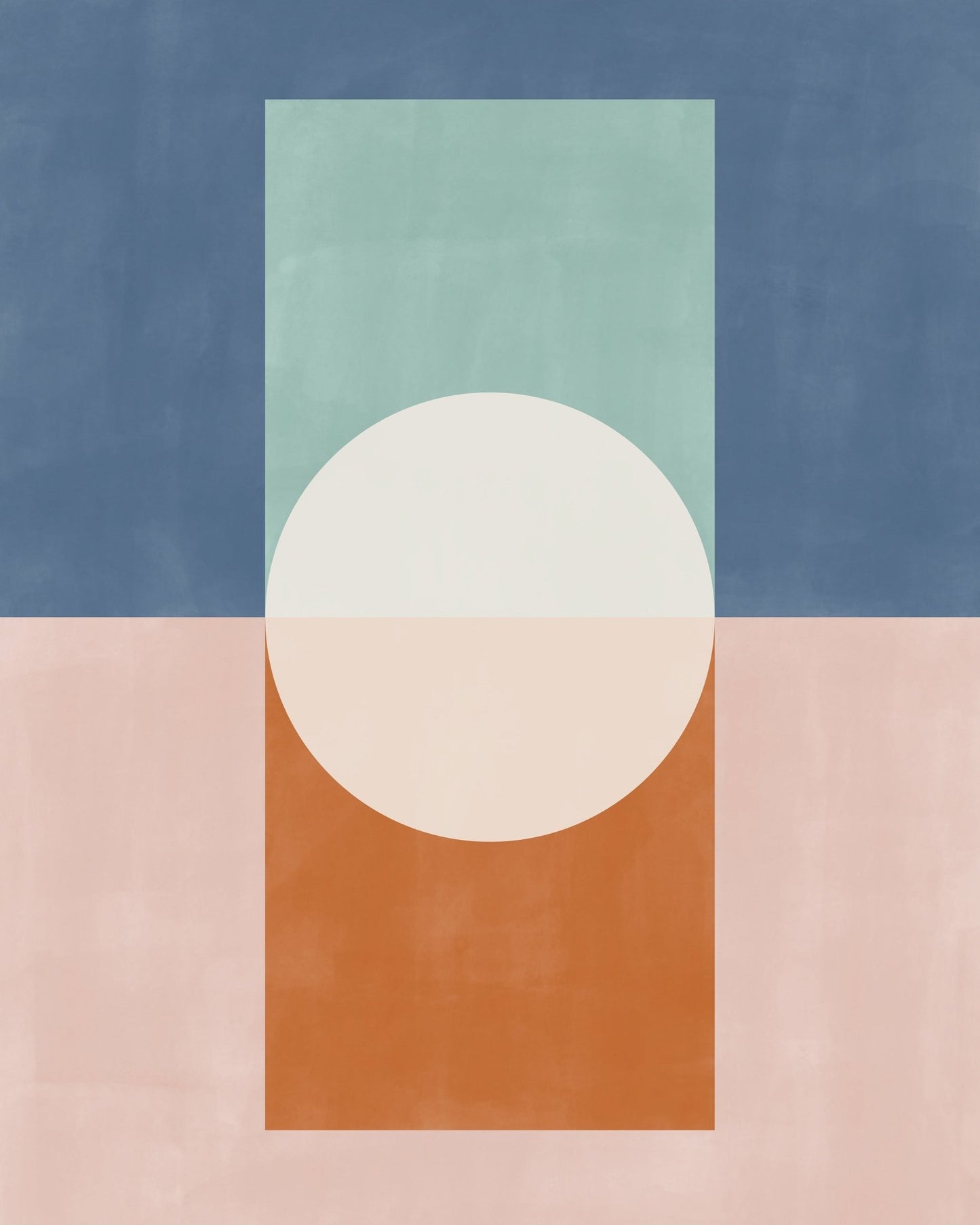 Geometric Shapes And A Muted Color Palette
