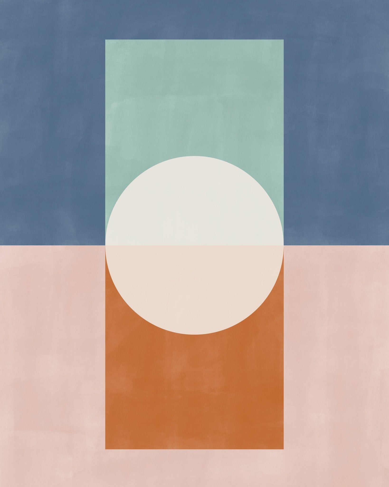 Geometric Shapes And A Muted Color Palette