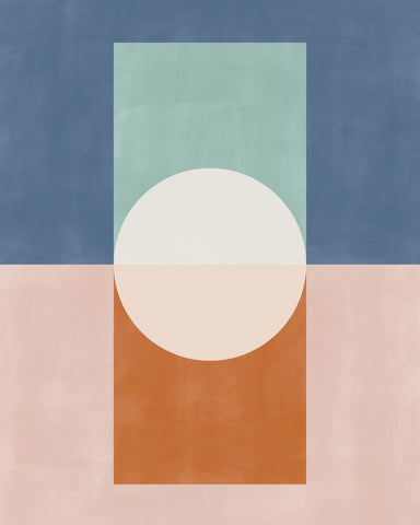 Geometric Shapes And A Muted Color Palette