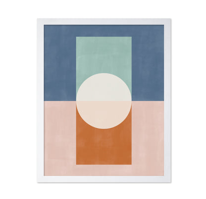 Geometric Shapes And A Muted Color Palette