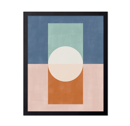 Geometric Shapes And A Muted Color Palette