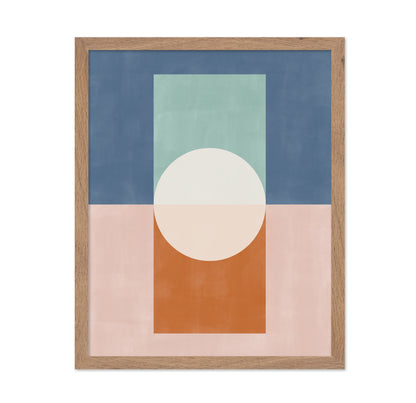 Geometric Shapes And A Muted Color Palette