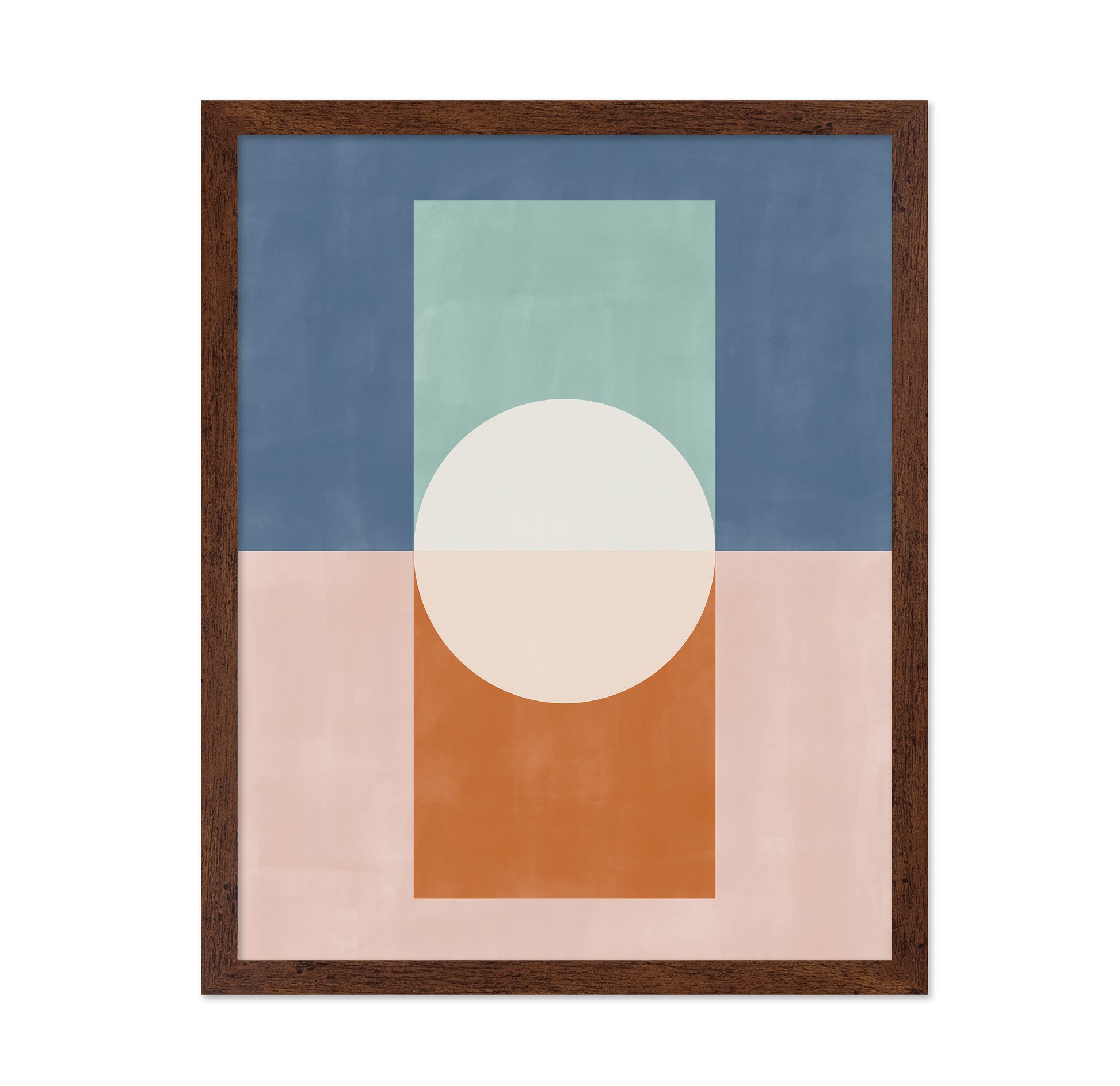 Geometric Shapes And A Muted Color Palette