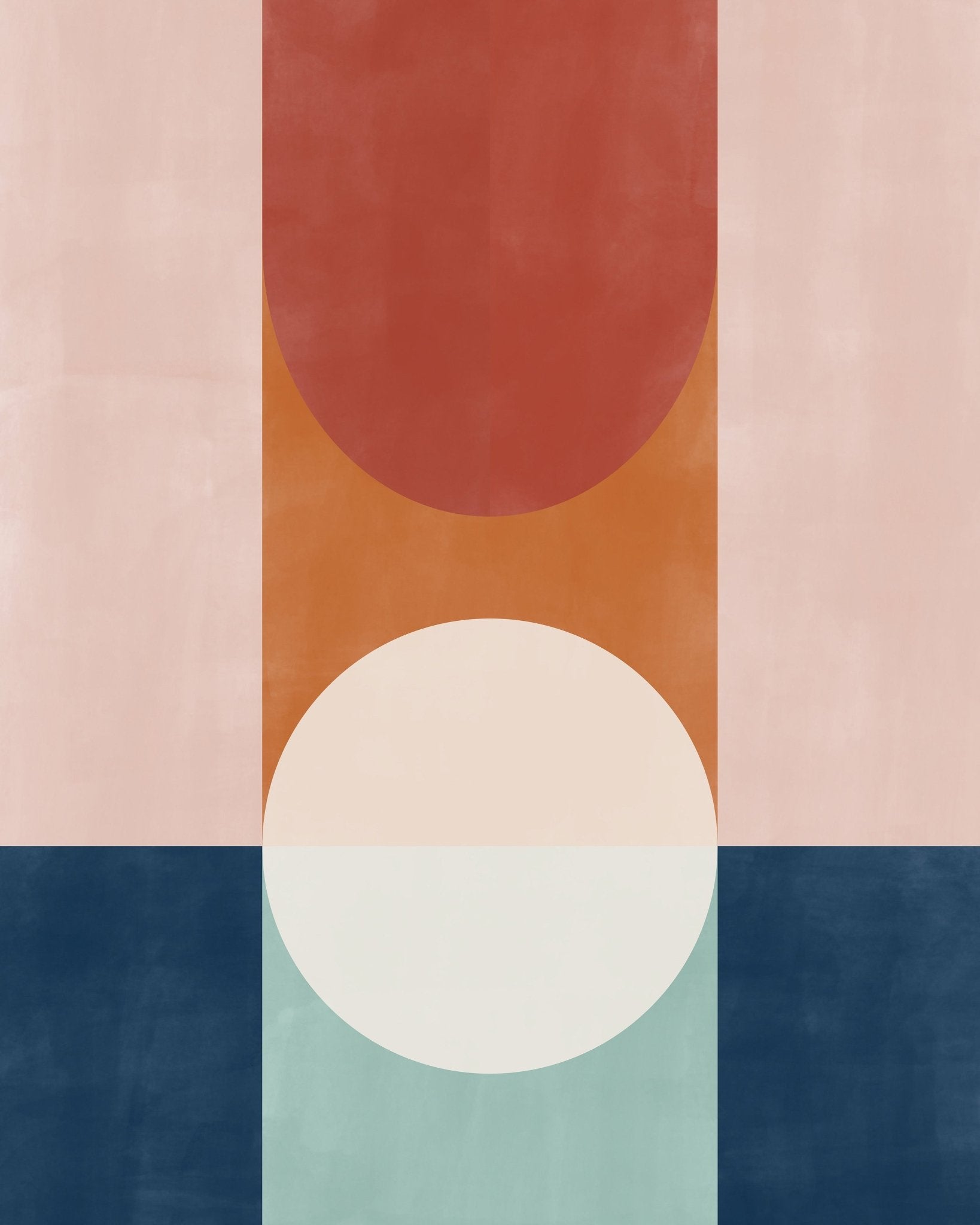 Abstract Design With Geometric Shapes