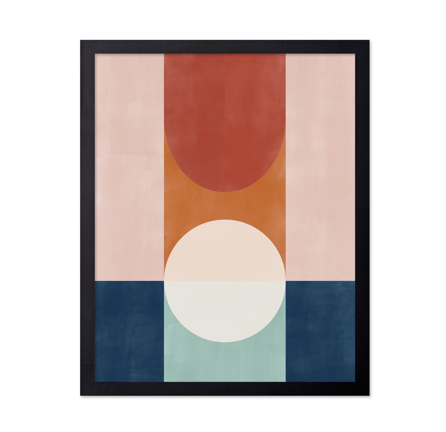 Abstract Design With Geometric Shapes