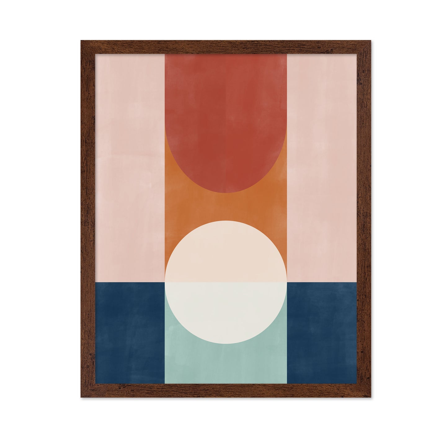 Abstract Design With Geometric Shapes