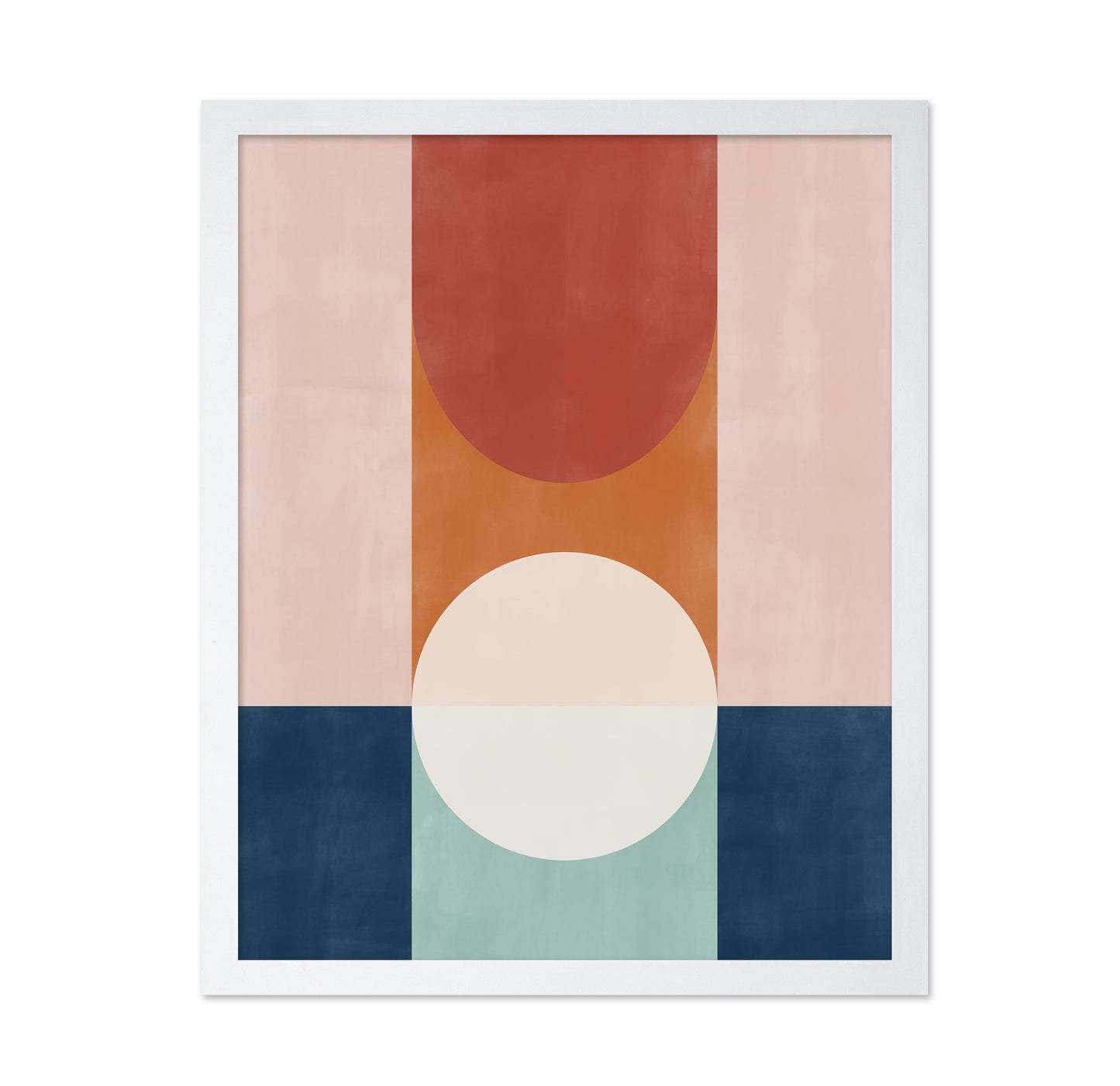 Abstract Design With Geometric Shapes