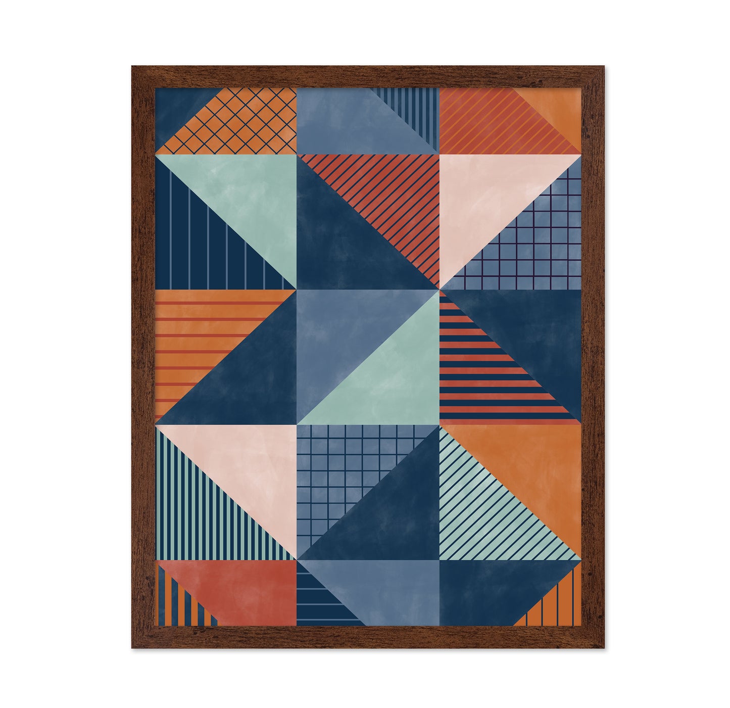 Triangles in Warm Colours